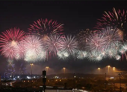 垣曲县焰火晚会